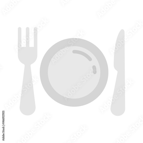 Meals icon vector image. Suitable for mobile apps, web apps and print media.