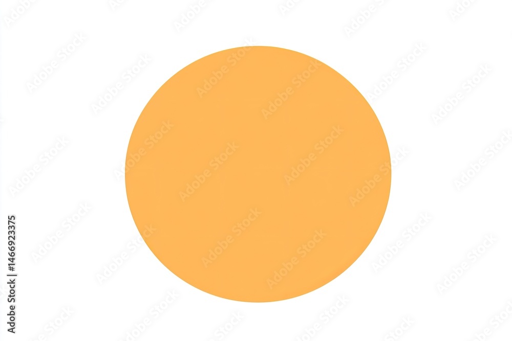 Solid, round, light orange circle Solid, round, light orange circle