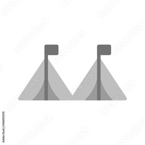 Refugee icon vector image. Suitable for mobile apps, web apps and print media.