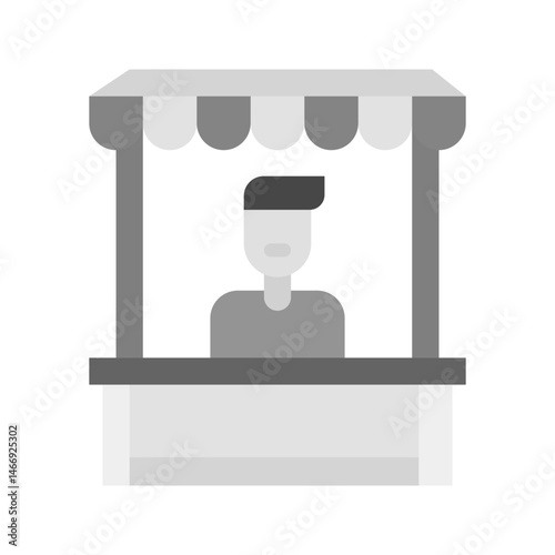 Seller icon vector image. Suitable for mobile apps, web apps and print media.