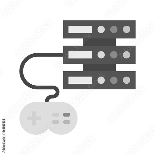 Server icon vector image. Suitable for mobile apps, web apps and print media.
