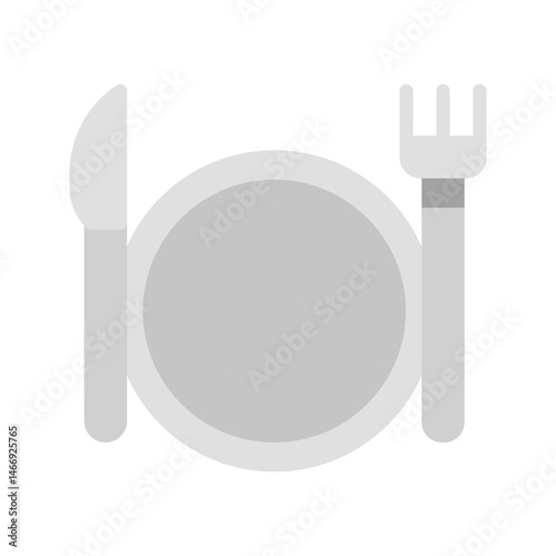 Starvation icon vector image. Suitable for mobile apps, web apps and print media.