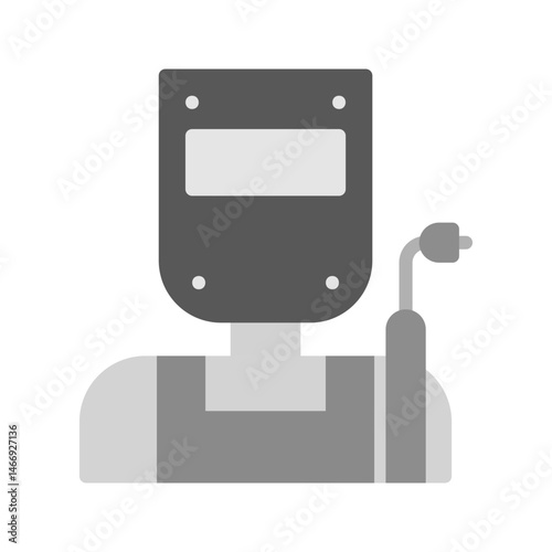 Welder icon vector image. Suitable for mobile apps, web apps and print media.