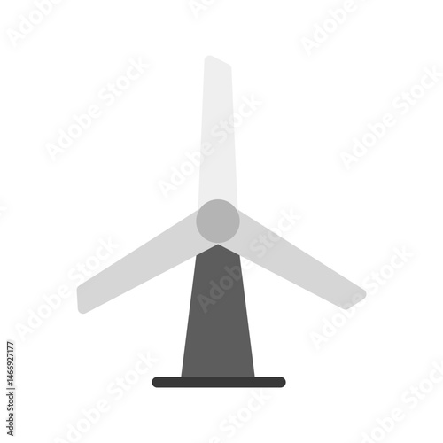 Windmills icon vector image. Suitable for mobile apps, web apps and print media.