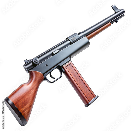 assault rifle isolated