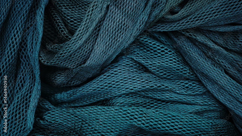 green net fabric as an abstract background