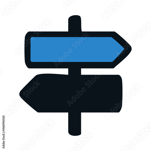 Direction Icon Vector – Navigation and Strategy Concept