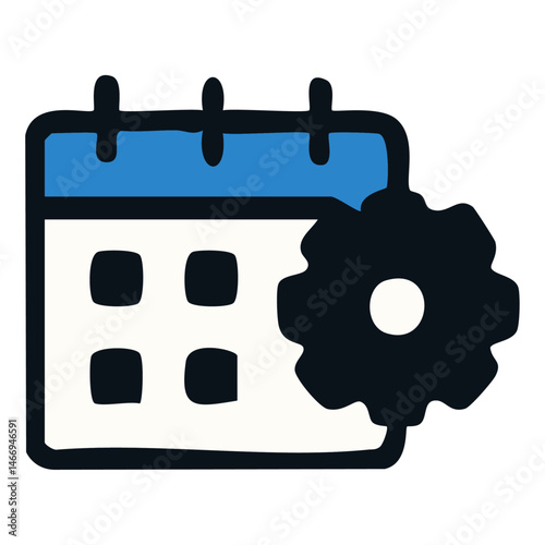 Planning Icon Vector – Strategy and Organization Tool