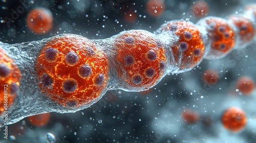 Isolated on a white background is the muscle fiber, muscle, and muscle tissue