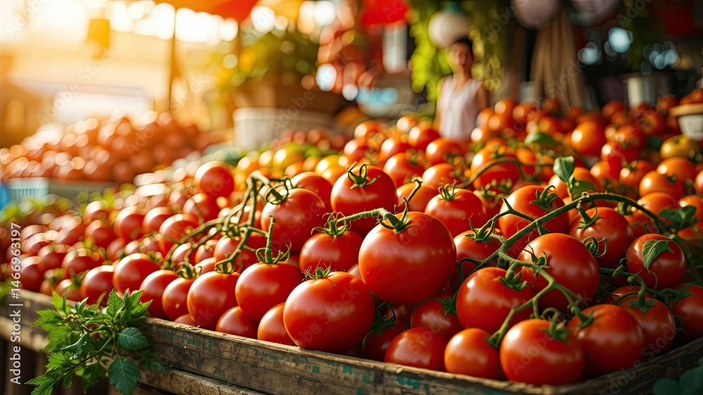 Fresh Tomatoes at the Farmers Market - Bountiful Harvest