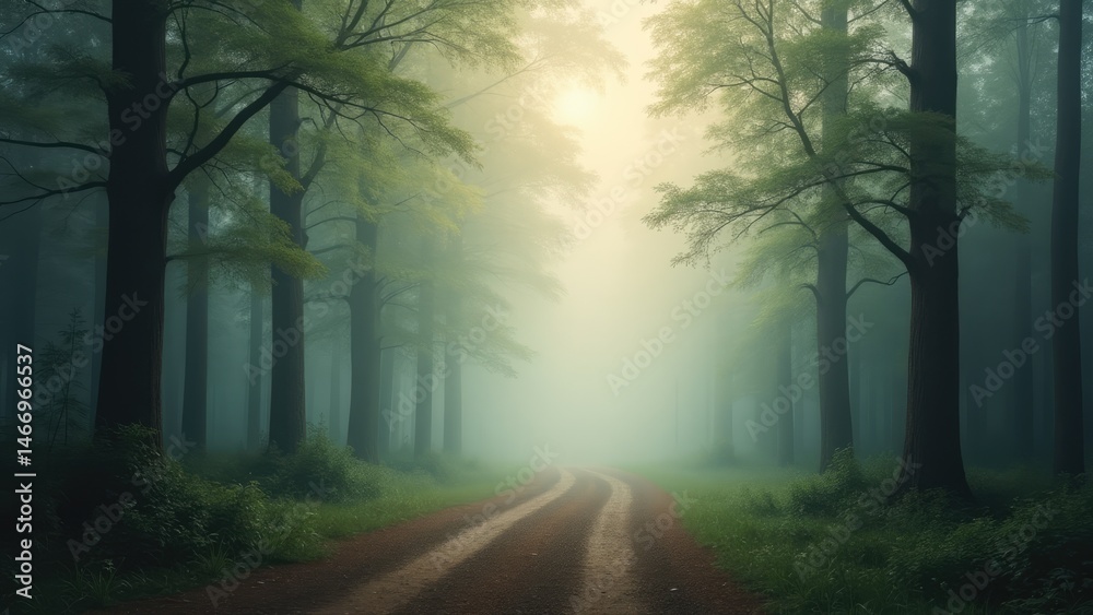 Fototapeta premium morning in the forest