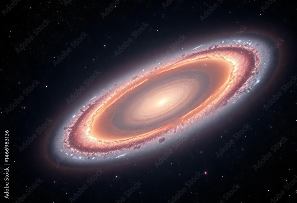 Softly glowing elliptical galaxy, scattered stars in cosmic dust, spiral, cosmic web Softly glowing elliptical galaxy, scattered stars in cosmic dust, spiral, cosmic web