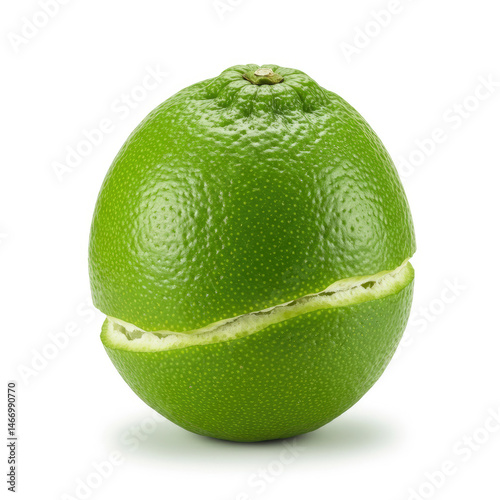 lime isolated on white background