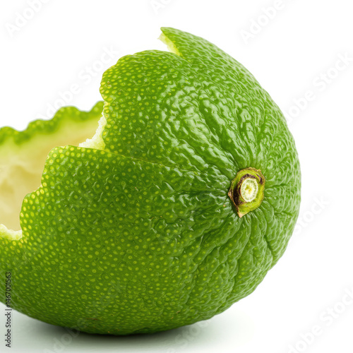 lime isolated on white background