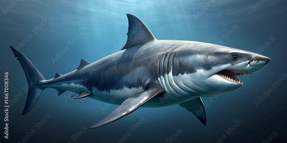 Obraz premium shark in the sea