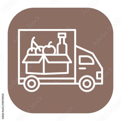 Groceries Delivery Icon