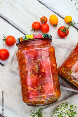 chopped tomatoes in a can canned