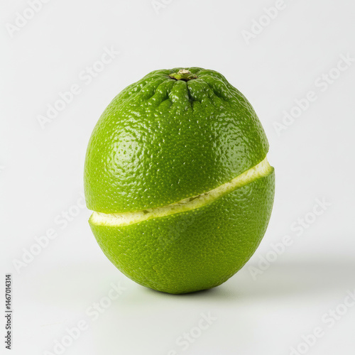 lime isolated on white background