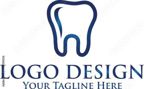 Tooth icon. Dental symbol. Teeth care vector illustration. Oral hygiene sign. Dentist clinic logo. Tooth health isolated concept. Toothache pictogram.