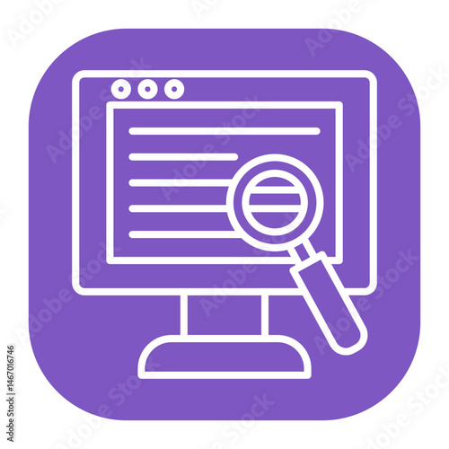 Web Research Icon