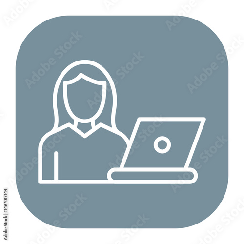 Student Female Icon