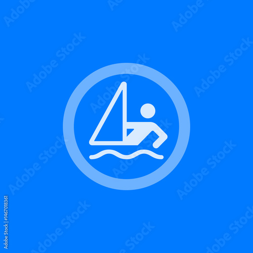 Sailing Circle Icon