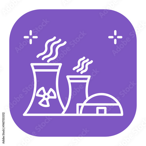 Nuclear Power Plant Icon