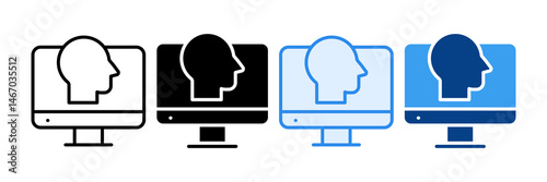Networking Icon Set Multiple Style Collection