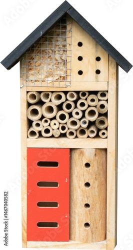 Obraz na płótnie insect hotel against white w salonie