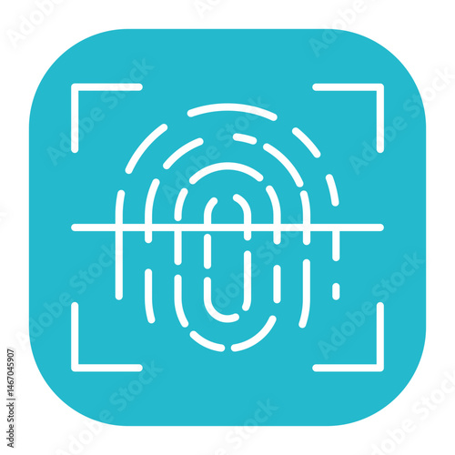 Fingerprint Scanning Icon