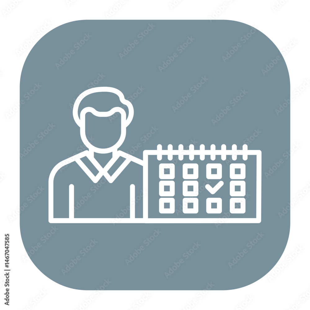 Obraz premium Event Organizer Icon
