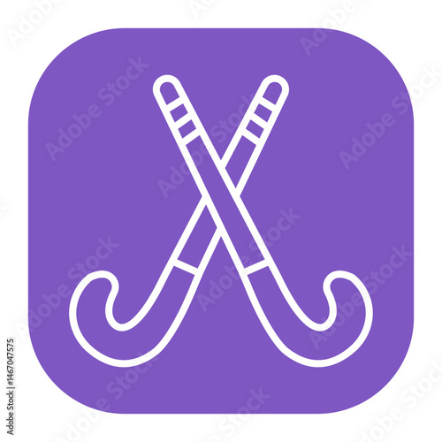 Canvas Print Hockey Icon