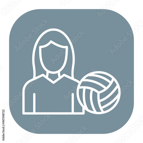 Lady Player Icon