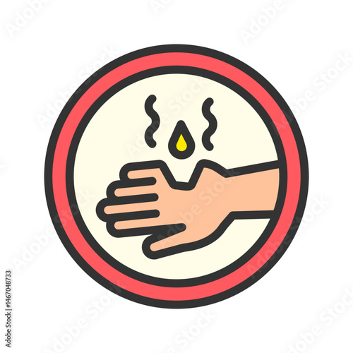 Acidic Liquid icon vector image. Suitable for mobile apps, web apps and print media.