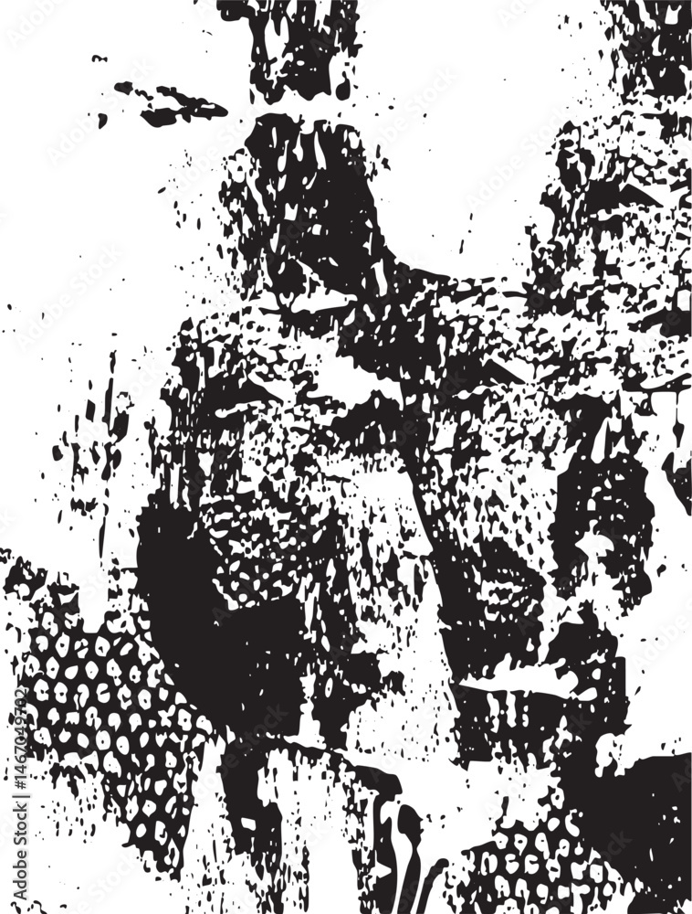 A distressed textured abstract of a human figure. A distressed textured abstract of a human figure.