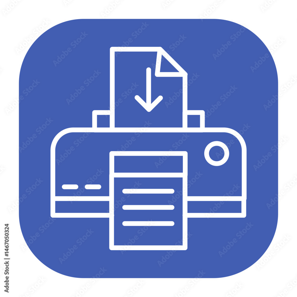 Send To Printer Icon Send To Printer Icon