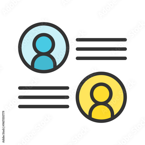 Contact Details icon vector image. Suitable for mobile apps, web apps and print media.