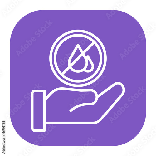 Water Scarcity Icon