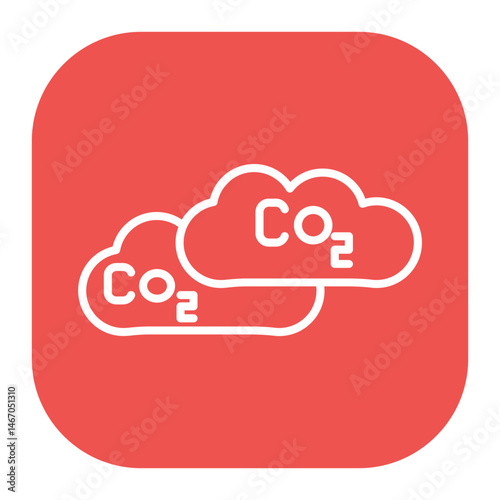 Carbon Dioxide Icon