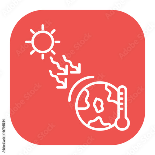 Greenhouse Effect Icon