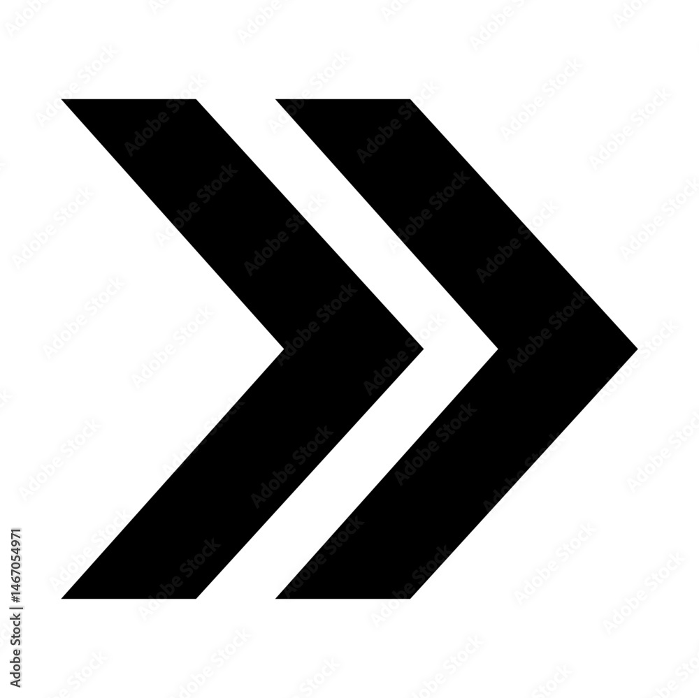 Fototapeta premium Arrow black icon. Arrow shape element icon. Target arrow vector illustration. Black arrow pointing right. Cursor. Modern simple arrow.