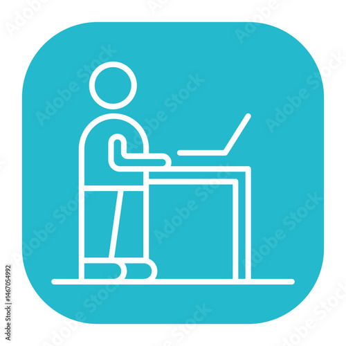 Standing Desk Icon