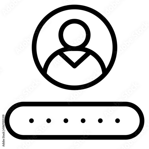 login icon in vector illustration