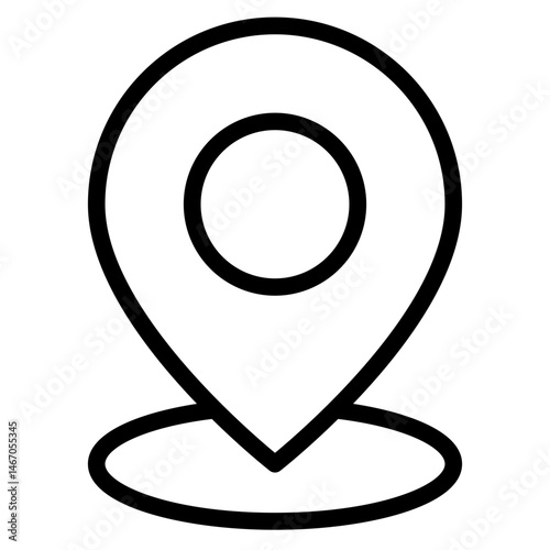 Location icon in vector illustration
