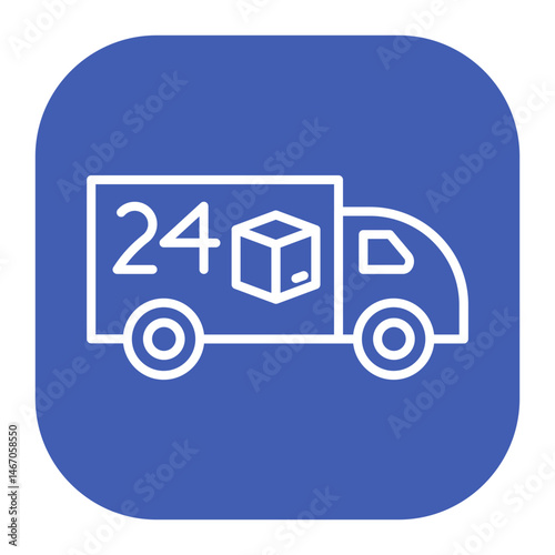 24 Hours Delivery Icon
