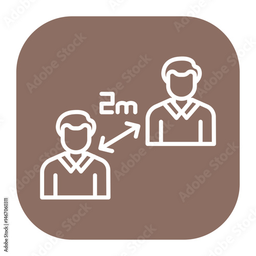 Social Distancing Icon