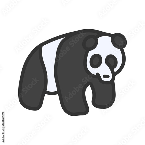 WWF icon vector image. Suitable for mobile apps, web apps and print media.