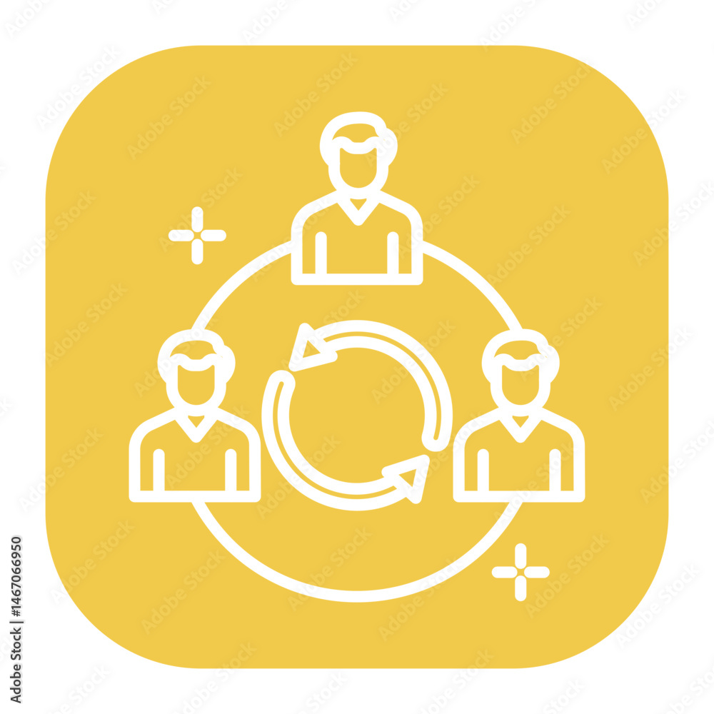 Team Collaboration Icon Team Collaboration Icon