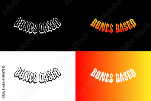 Bones Based word-mark and letter-mark design