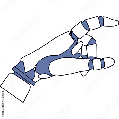 Robotic Hand Illustration